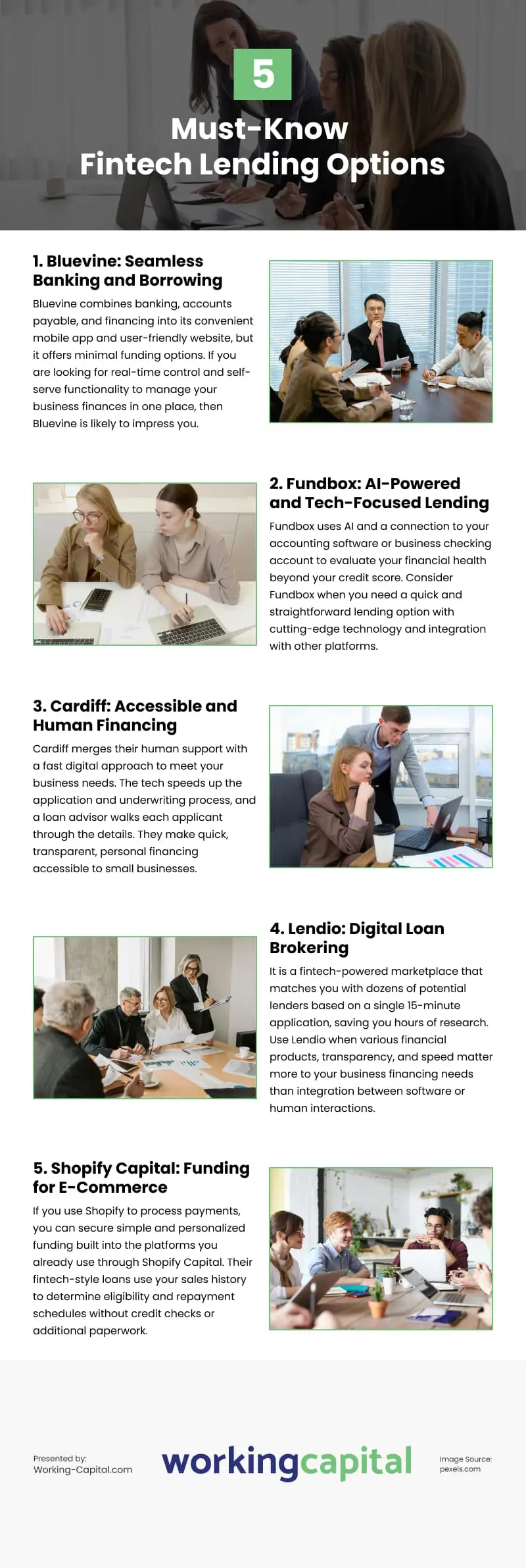 5 Must-Know Fintech Lending Options Infographic 5 Must-Know Fintech Lending Options Infographic